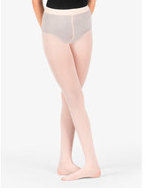 Load image into Gallery viewer, Girls Footed Tights with Smooth Self-Knit Waistband