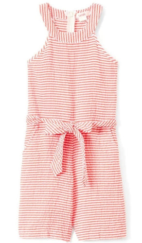 RED STRIPE ROMPER